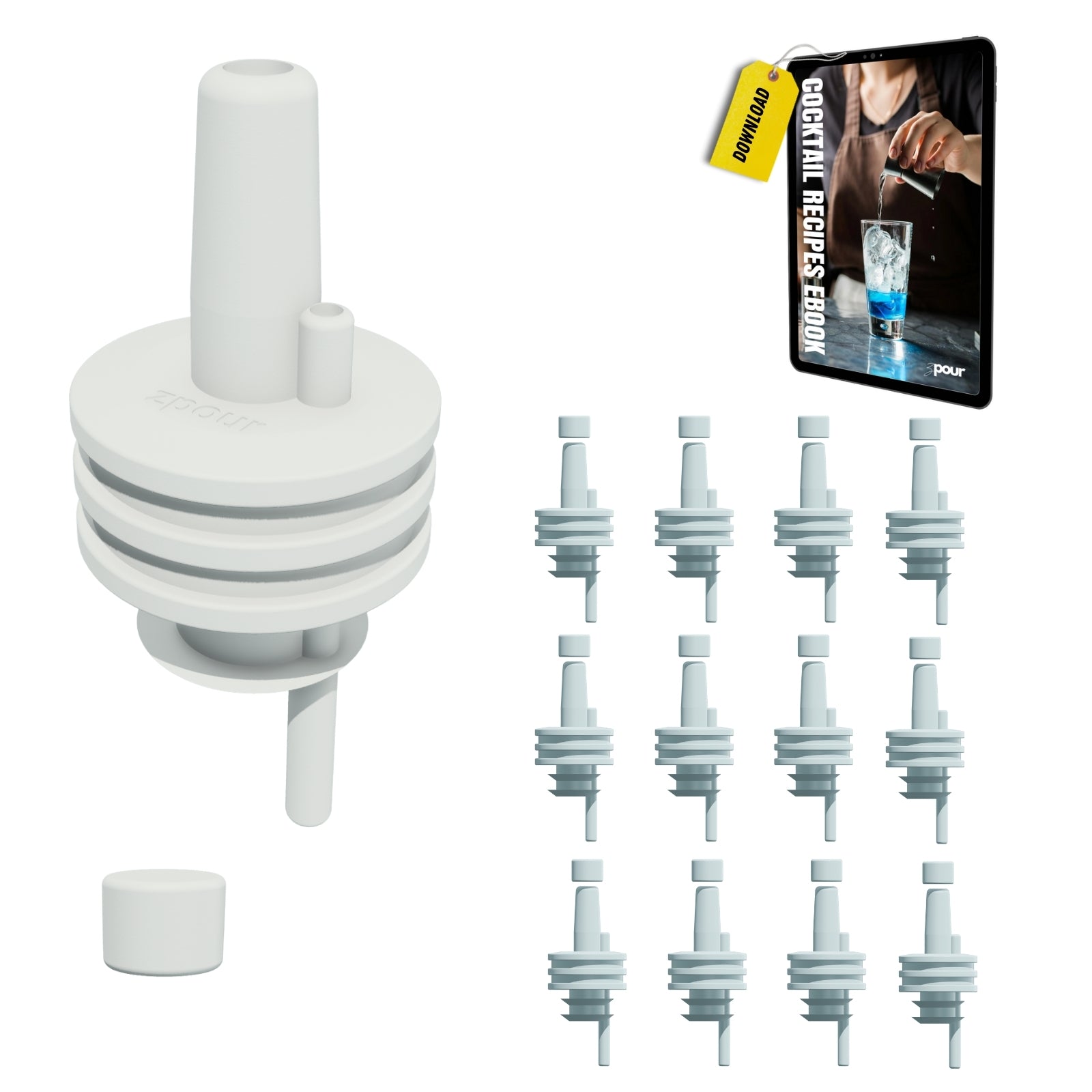 Clear Liquor Spout - My Store