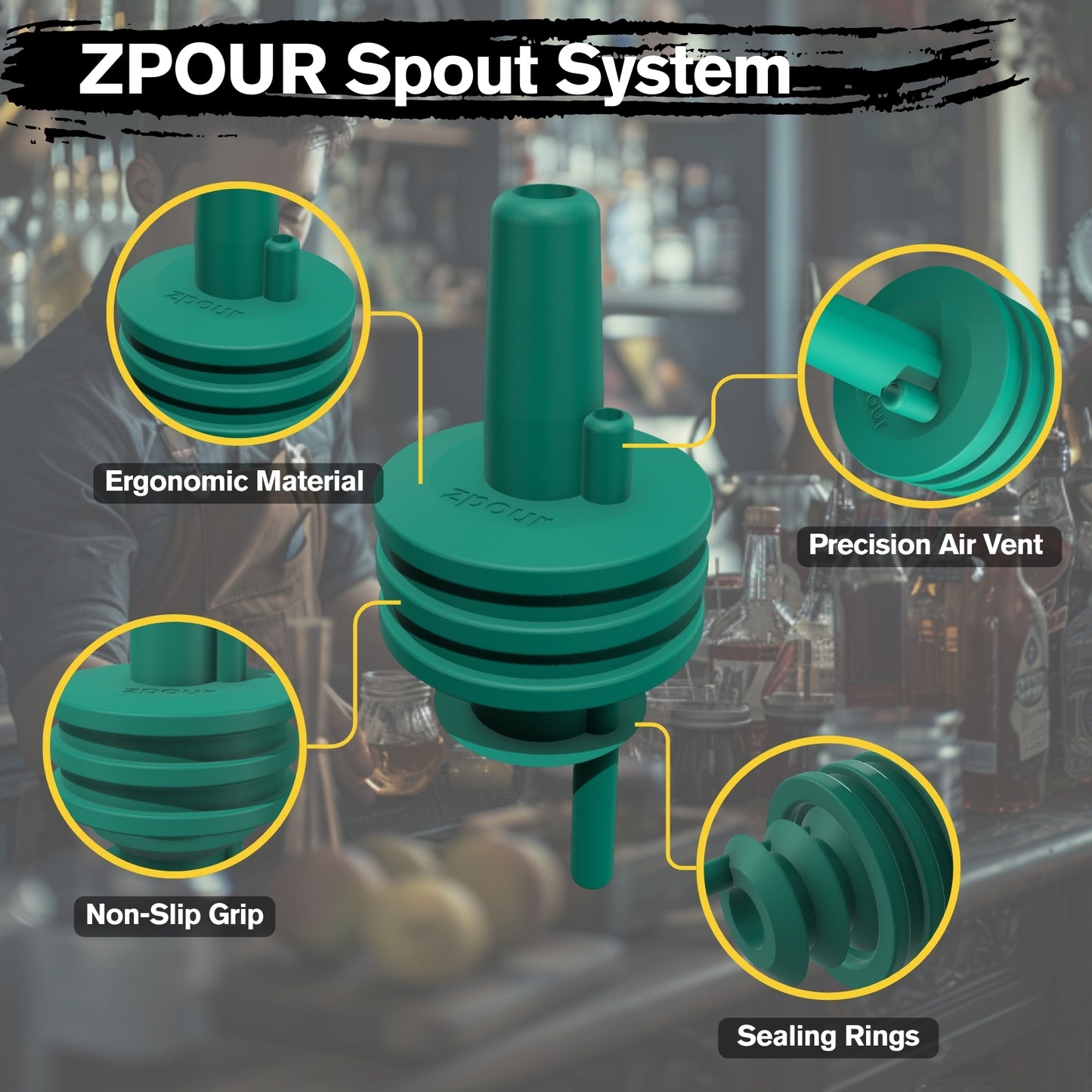 Green Liquor Spout - My Store